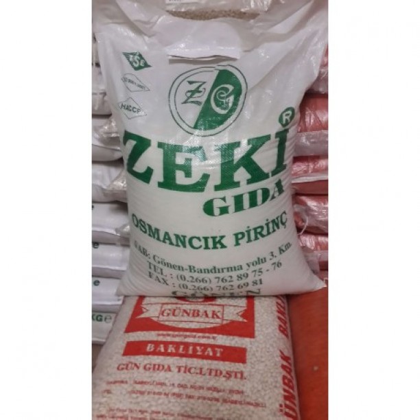 ZEKİ OSMANCIK PİRİNÇ 25KG ZEKİ OSMANCIK PİRİNÇ 25KG