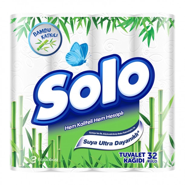 SOLO TUVALET KAĞIDI 32Lİ BAMBU SOLO TUVALET KAĞIDI 32Lİ BAMBU