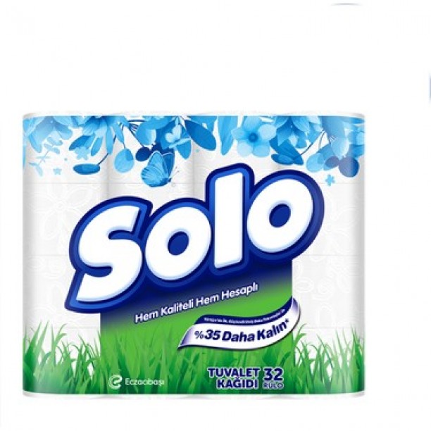 SOLO TUVALET KAĞIDI 32Lİ SOLO TUVALET KAĞIDI 32Lİ