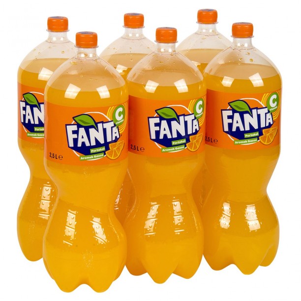 FANTA PORTAKAL 2,5LT*6AD FANTA PORTAKAL 2,5LT*6AD