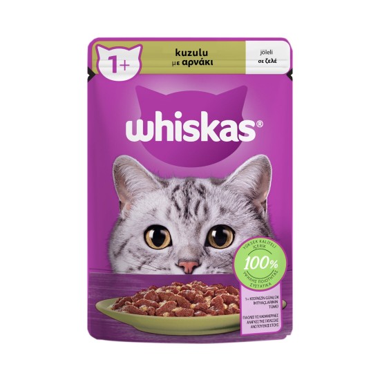 WHİSKAS KEDİ MAMASI 85GR KUZULU WHİSKAS KEDİ MAMASI 85GR KUZULU