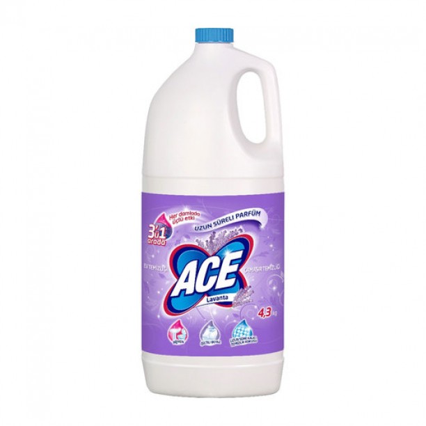 ACE ÇAMAŞIR SUYU 4/4 LAVANTA ACE ÇAMAŞIR SUYU 4/4 LAVANTA