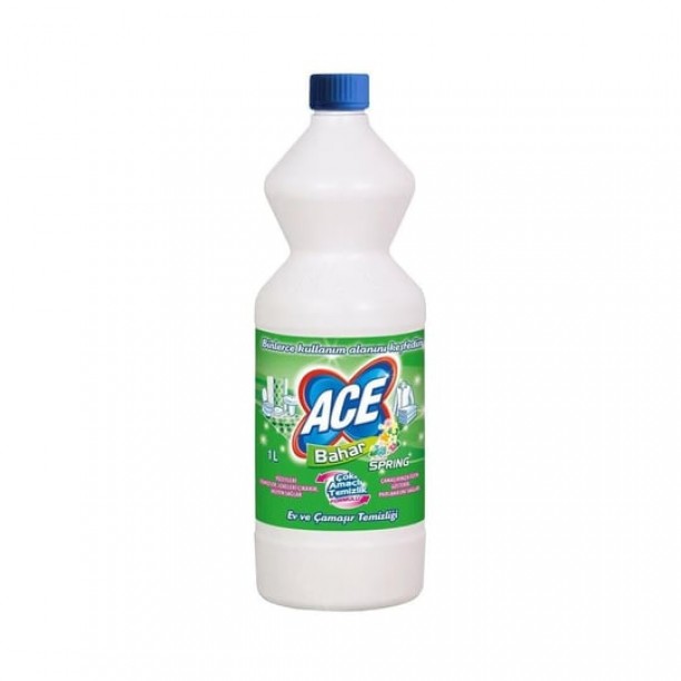 ACE ÇAMAŞIR SUYU 1LT BAHAR ACE ÇAMAŞIR SUYU 1LT BAHAR