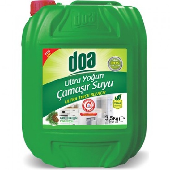DOA ULTRA ÇAMAŞIR SUYU 3,5KG ÇAM FERAHLIĞI DOA ULTRA ÇAMAŞIR SUYU 3,5KG ÇAM FERAHLIĞI