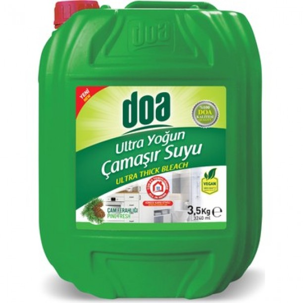 DOA ULTRA ÇAMAŞIR SUYU 3,5KG ÇAM FERAHLIĞI DOA ULTRA ÇAMAŞIR SUYU 3,5KG ÇAM FERAHLIĞI
