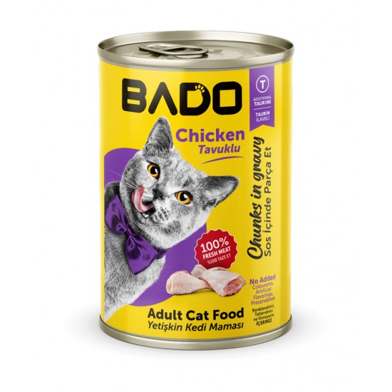 BADO KEDİ KONSERVE MAMA 415GR BADO KEDİ KONSERVE MAMA 415GR
