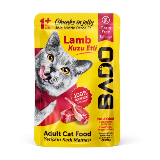 BADO KEDİ MAMASI 85GR KUZU ETLİ BADO KEDİ MAMASI 85GR KUZU ETLİ