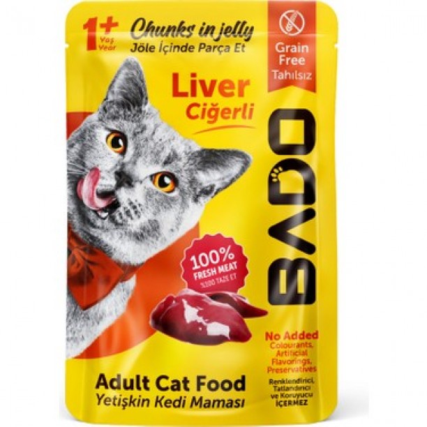 BADO KEDİ MAMASI 85GR CİGERLİ BADO KEDİ MAMASI 85GR CİGERLİ