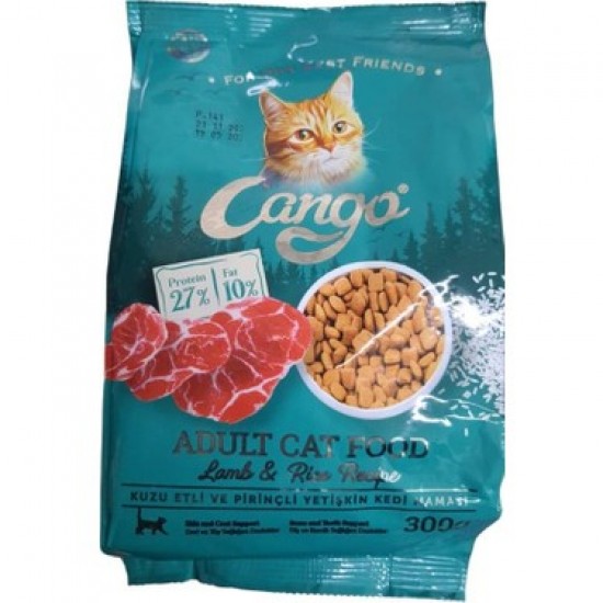 CANGO KEDİ MAMASI 300GR KUZU ETLİ CANGO KEDİ MAMASI 300GR KUZU ETLİ