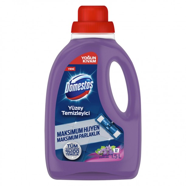 DOMESTOS YÜZEY TEMİZLEYİCİ 1,5LT BAHAR ÇİÇEĞİ