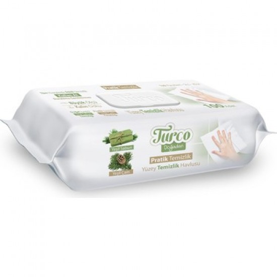 BABY TURCO YÜZEY TEMİZLİK HAVLUSU 100'LÜ BABY TURCO YÜZEY TEMİZLİK HAVLUSU 100'LÜ