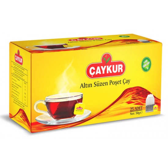 ÇAYKUR BARDAK POŞET ÇAY 2GR 25Lİ ÇAYKUR BARDAK POŞET ÇAY 2GR 25Lİ