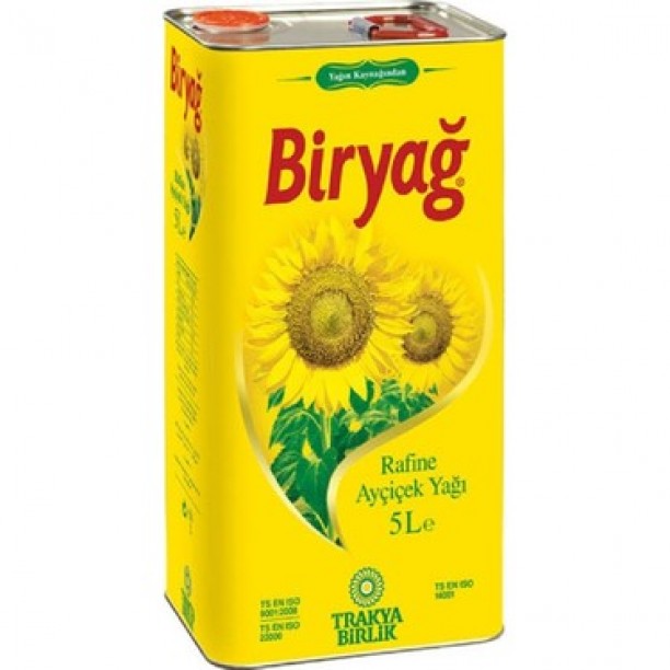 BİRYAĞ AYÇİÇEK YAĞI 5LT BİRYAĞ AYÇİÇEK YAĞI 5LT