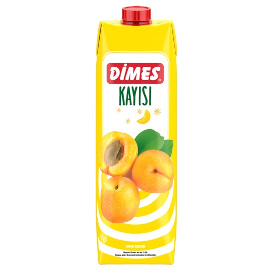 DİMES MEYVE SUYU 1LT*12AD KAYISI DİMES MEYVE SUYU 1LT*12AD KAYISI