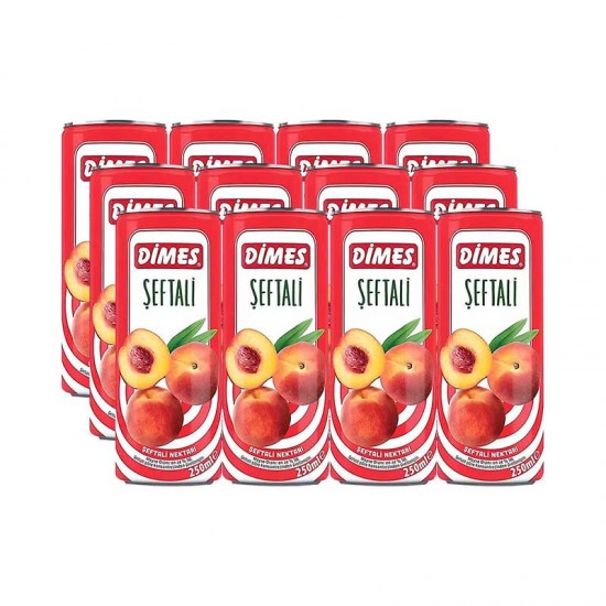 DİMES KUTU 250ML*12AD ŞEFTALİ DİMES KUTU 250ML*12AD ŞEFTALİ