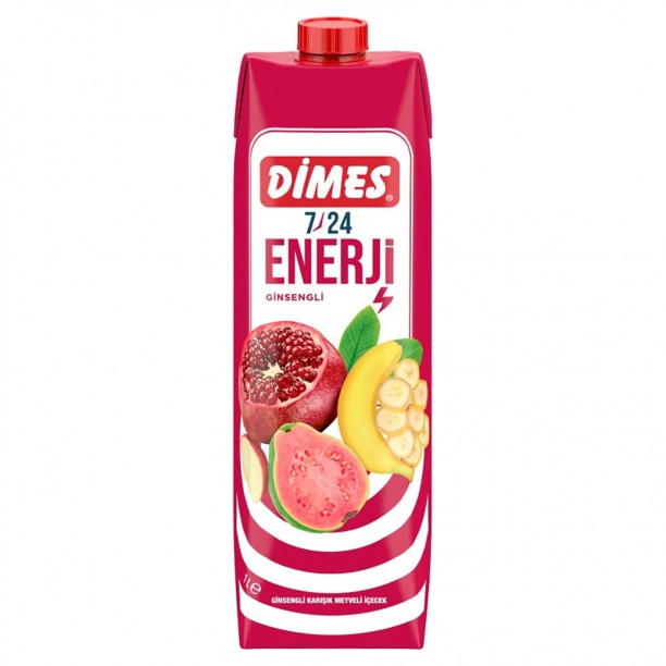 DİMES MEYVE SUYU 1LT*12AD 7/24 ENERJİ DİMES MEYVE SUYU 1LT*12AD 7/24 ENERJİ
