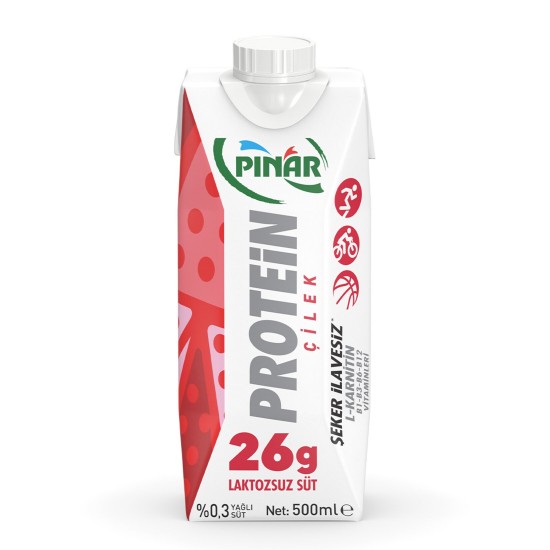 PINAR SÜT PROTEİN ÇİLEKLİ 500ML PINAR SÜT PROTEİN ÇİLEKLİ 500ML