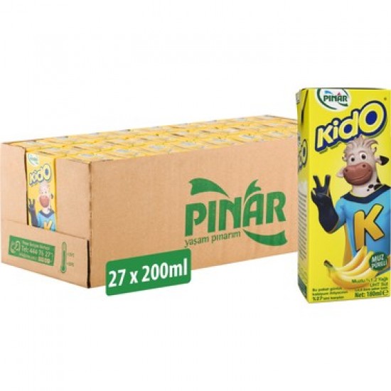 PINAR SÜT KİDO MUZLU 180ML 27AD PINAR SÜT KİDO MUZLU 180ML 27AD