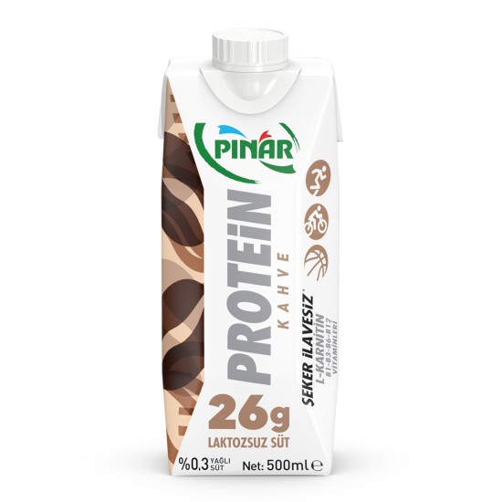 PINAR SÜT PROTEİN KAHVELİ 500ML PINAR SÜT PROTEİN KAHVELİ 500ML