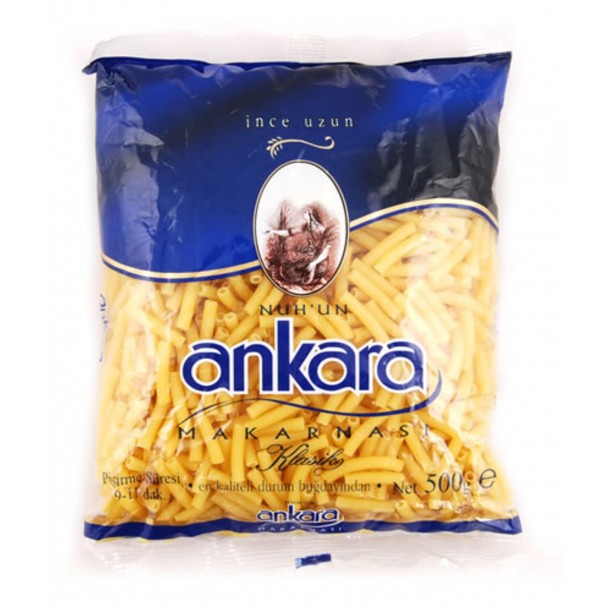 ANKARA MAKARNA 500GR İNCE UZUN  ANKARA MAKARNA 500GR İNCE UZUN