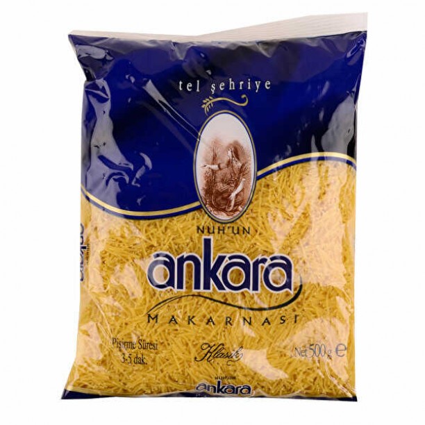 ANKARA MAKARNA 500GR TEL ŞEHRİYE ANKARA MAKARNA 500GR TEL ŞEHRİYE
