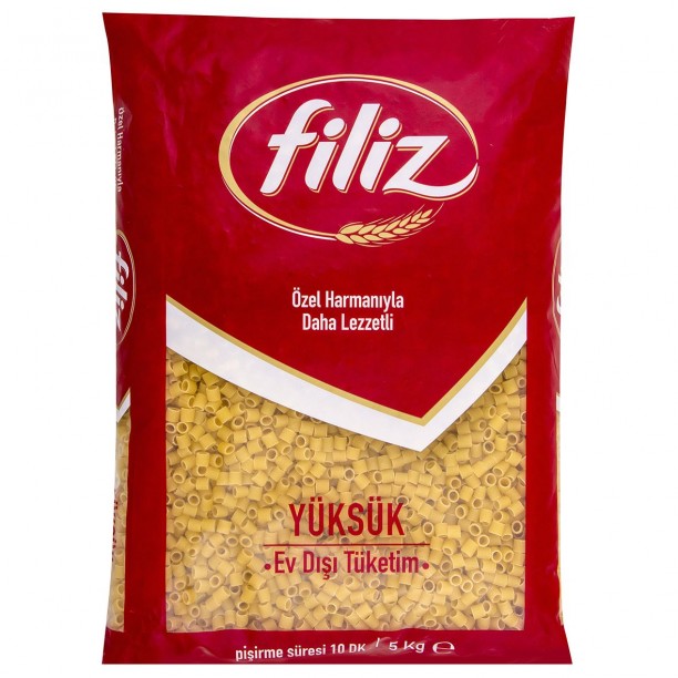FİLİZ MAKARNA 5KG YÜKSÜK FİLİZ MAKARNA 5KG YÜKSÜK