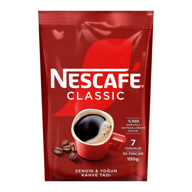 NESCAFE CLASİK 100GR POŞET NESCAFE CLASİK 100GR POŞET