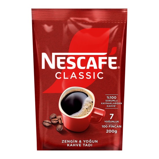 NESCAFE CLASSİC 200GR POŞET NESCAFE CLASSİC 200GR POŞET
