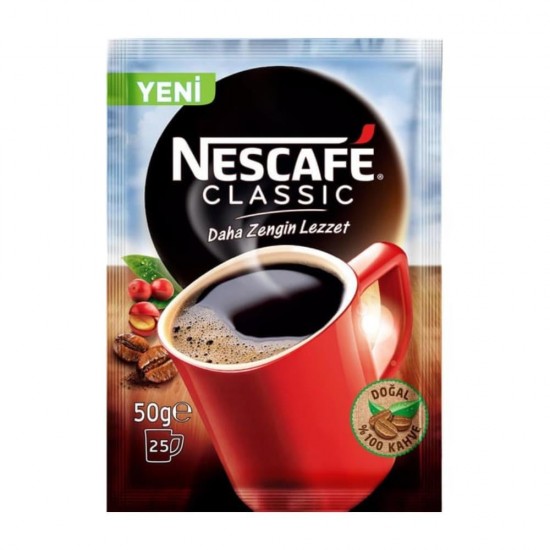 NESCAFE CLASİK 50GR POŞET NESCAFE CLASİK 50GR POŞET