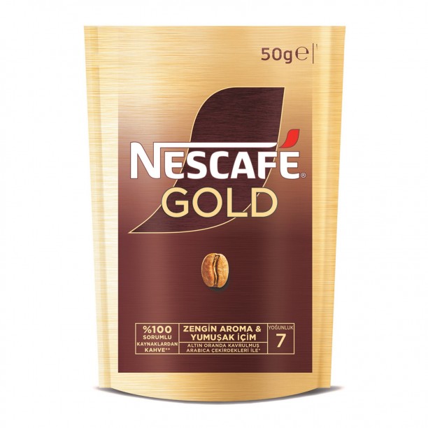 NESCAFE GOLD 50GR* POŞET NESCAFE GOLD 50GR* POŞET