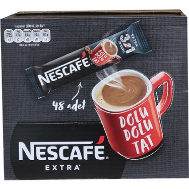 NESCAFE 3Ü 1 ARADA EXTRA 48Lİ NESCAFE 3Ü 1 ARADA EXTRA 48Lİ