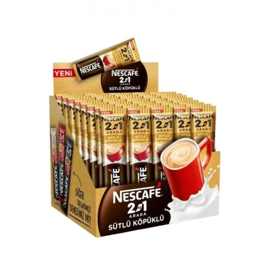 NESCAFE 3Ü 1 ARADA SÜTLÜ KÖPÜKLÜ 48Lİ NESCAFE 3Ü 1 ARADA SÜTLÜ KÖPÜKLÜ 48Lİ