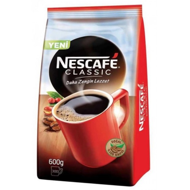 NESCAFE CLASİK 600GR POŞET NESCAFE CLASİK 600GR POŞET