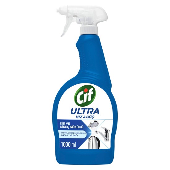 CİF ULTRA KİR VE KİREÇ ÇÖZÜCÜ 1000ML SPREY CİF ULTRA KİR VE KİREÇ ÇÖZÜCÜ 1000ML SPREY