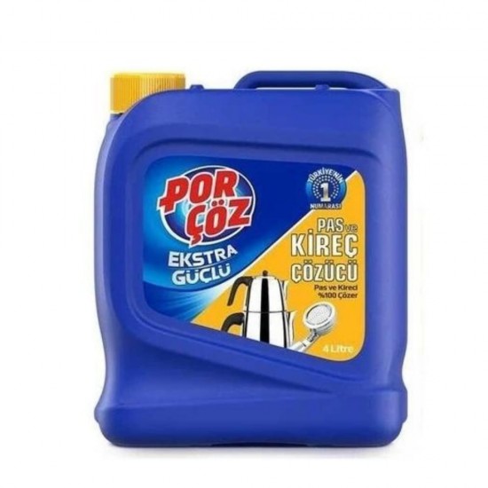 PORÇÖZ PAS VE KİR ÇÖZ 4LT PORÇÖZ PAS VE KİR ÇÖZ 4LT
