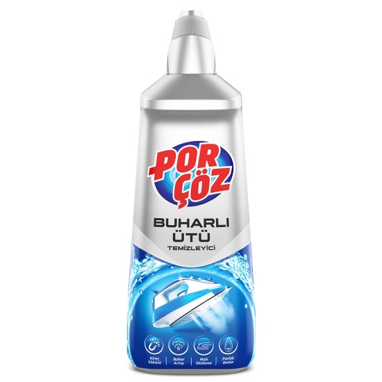 PORÇÖZ BUHARLI ÜTÜ TEMİZLEYİCİ 400ML PORÇÖZ BUHARLI ÜTÜ TEMİZLEYİCİ 400ML