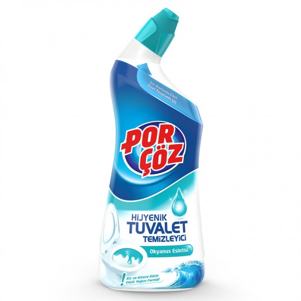 PORÇÖZ TUVALET TEMİZLEYİCİ JEL 750ML PORÇÖZ TUVALET TEMİZLEYİCİ JEL 750ML