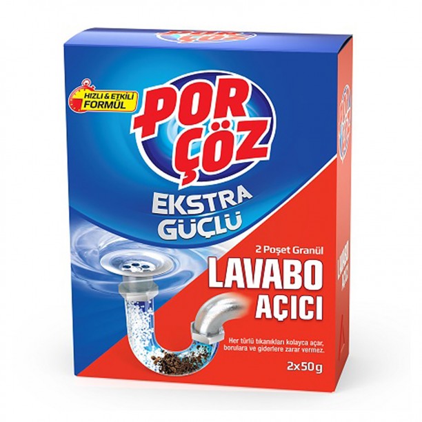 PORÇÖZ LAVABO AÇICI 2*50GR PORÇÖZ LAVABO AÇICI 2*50GR
