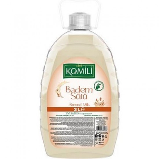 KOMİLİ SIVI SABUN 3LT BADEM SÜTÜ KOMİLİ SIVI SABUN 3LT BADEM SÜTÜ