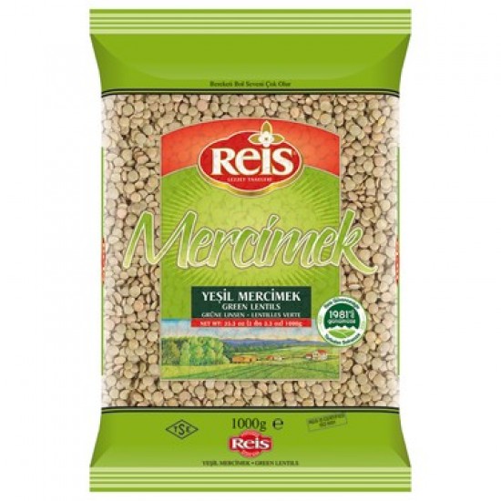 REİS YEŞİL MERCİMEK 1KG REİS YEŞİL MERCİMEK 1KG