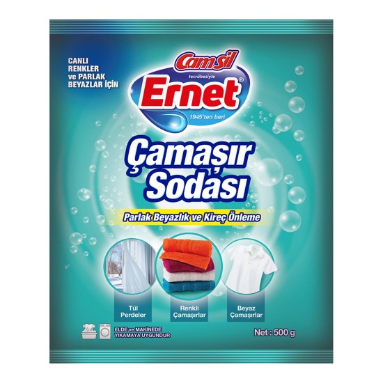 ERNET ÇAMAŞIR SODASI 500GR ERNET ÇAMAŞIR SODASI 500GR