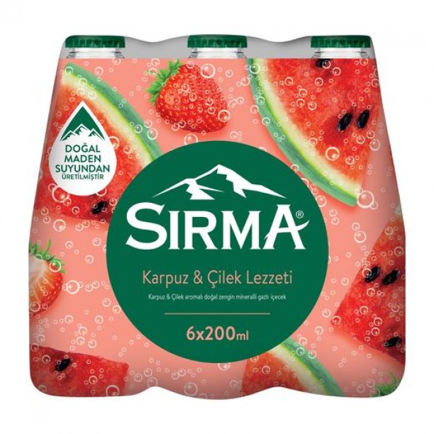 SIRMA SODA*24AD KARPUZ-ÇİLEK SIRMA SODA*24AD KARPUZ-ÇİLEK