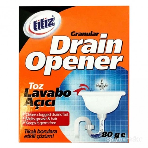 TİTİZ LAVABO AÇICI TOZ 80GR TİTİZ LAVABO AÇICI TOZ 80GR