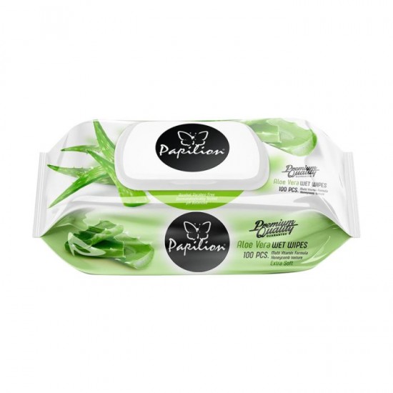 PAPİLİON ISLAK MENDİL 100LÜ ALOE VERA PAPİLİON ISLAK MENDİL 100LÜ ALOE VERA