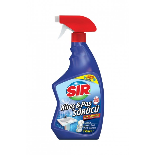 SIR KİREÇ VE PAS SÖKÜCÜ 750ML SIR KİREÇ VE PAS SÖKÜCÜ 750ML