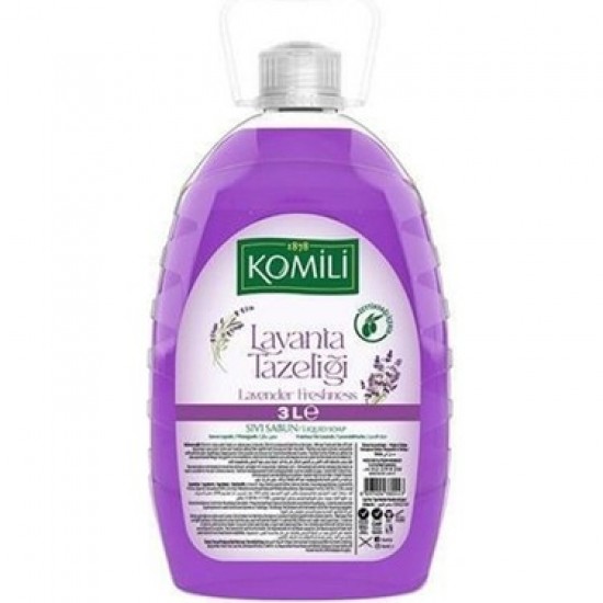KOMİLİ SIVI SABUN 3LT LAVANTA TAZELİĞİ KOMİLİ SIVI SABUN 3LT LAVANTA TAZELİĞİ