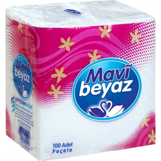 MAVİ BEYAZ PEÇETE 100LÜ MAVİ BEYAZ PEÇETE 100LÜ