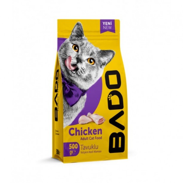 BADO KEDİ MAMASI 500GR TAVUKLU BADO KEDİ MAMASI 500GR TAVUKLU