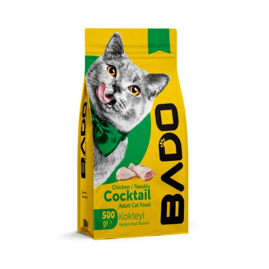 BADO KEDİ MAMASI 500GR KOKTEYL BADO KEDİ MAMASI 500GR KOKTEYL
