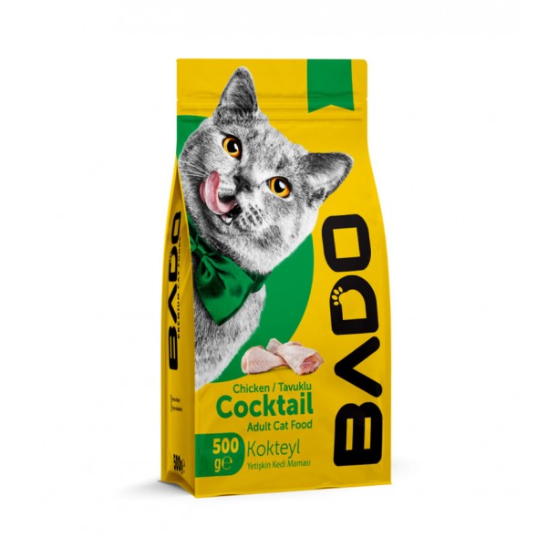 BADO KEDİ MAMASI 500GR KOKTEYL BADO KEDİ MAMASI 500GR KOKTEYL